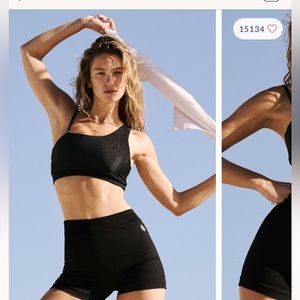 Free People Black Prajna Short